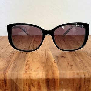 Tiffany Black/Blue Acetate TF 4090 B Crystal Embellished Gradlent Sunglass